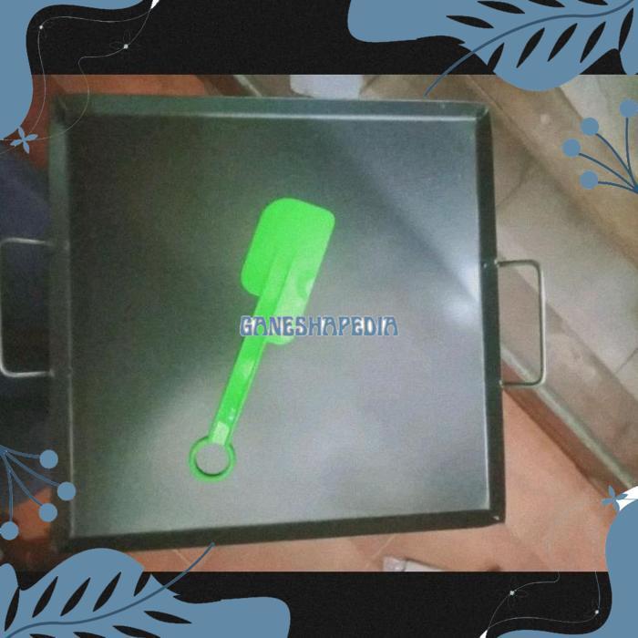 Re27 PANGGANGAN PLAT BAJA HITAM TEFLON / BAKARAN SOSIS DAGING BURGER / ALAT PANGGANGAN SERBAGUNA IKA