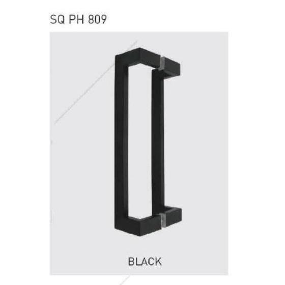 PULL HANDLE KOTAK SQ PH 809 30X15X350X380 BLACK AS 35 CM PH SQ 809