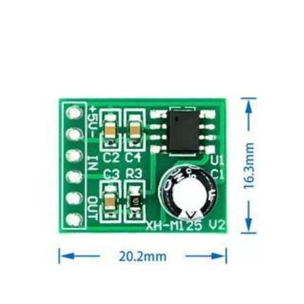 XH-M125 MINI XPT8871 MODUL POWER AMPLIFIER BATERAI LITHIUM STEREO MONO INPUT OUTPUT AUDIO PAPAN MODU