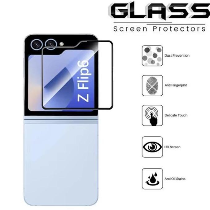 Samsung Galaxy Z Flip 5 / Flip 6 Tempered Glass Full Cover