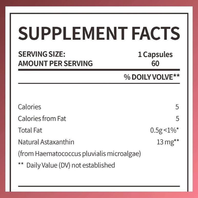 (Promo) Vitality Usa Premium Astaxanthin 13Mg 60 Kapsul Super Antioxidant Original