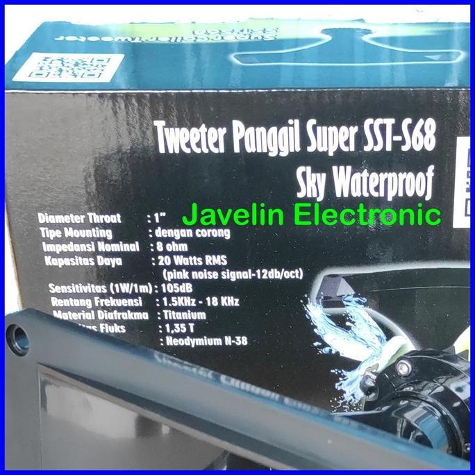 Tweeter SST S68 SKY WATERPROOF Super Caller Magnet SST 68 SKY