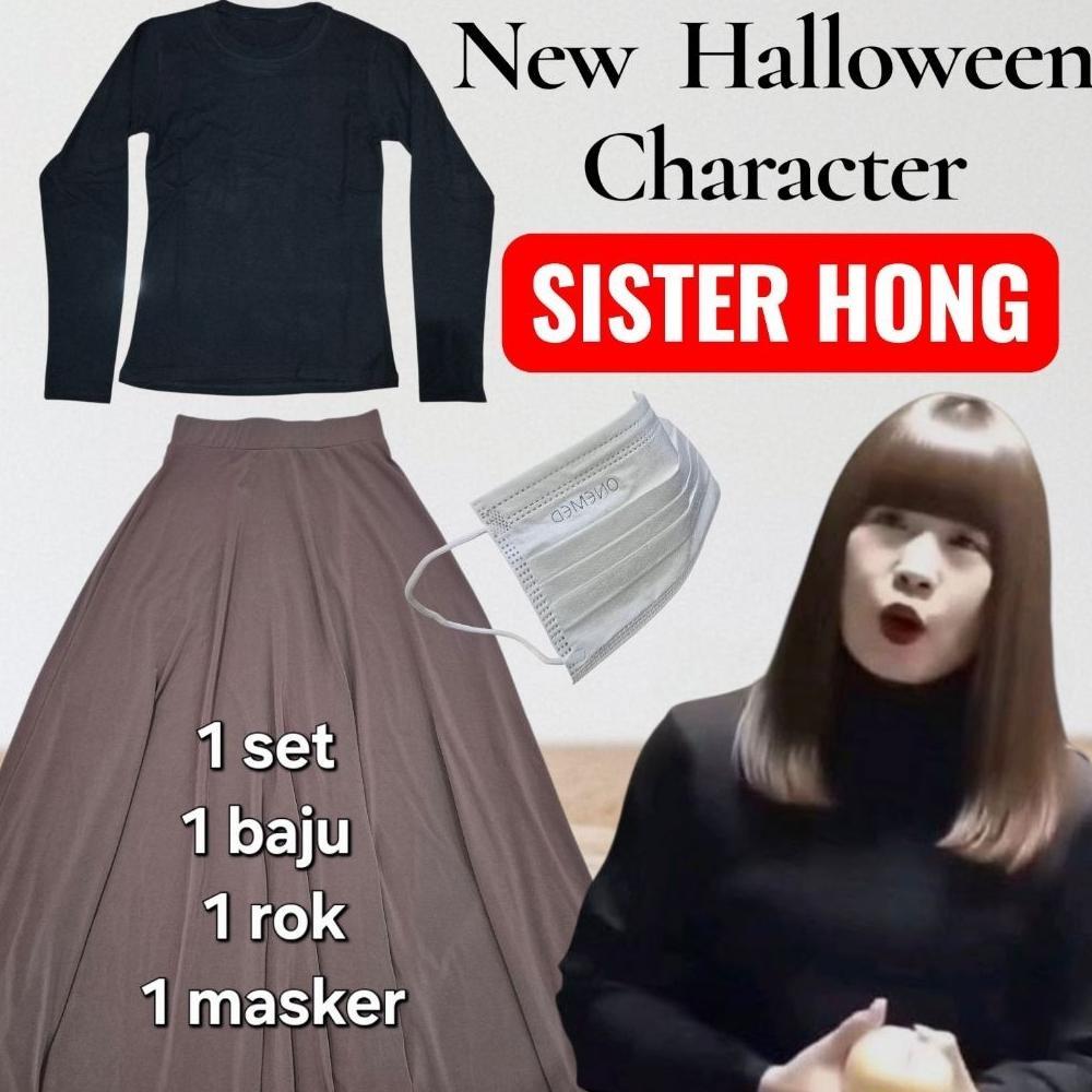 Paket Halloween Sister Hong / Halloween Karakter Sister Hong