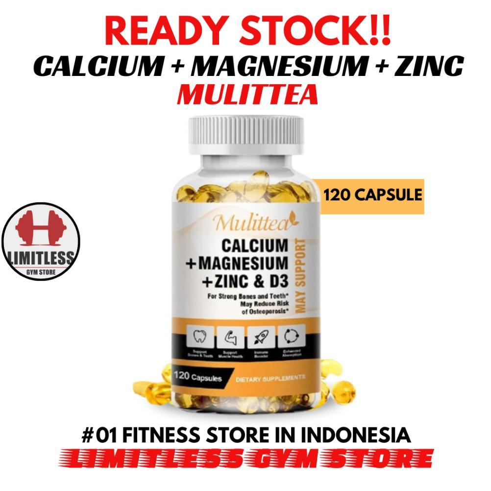 Usa Zma - Calcium Magnesium Zinc D3 - 120 Capsules Suplemen Tulang Gigi Original