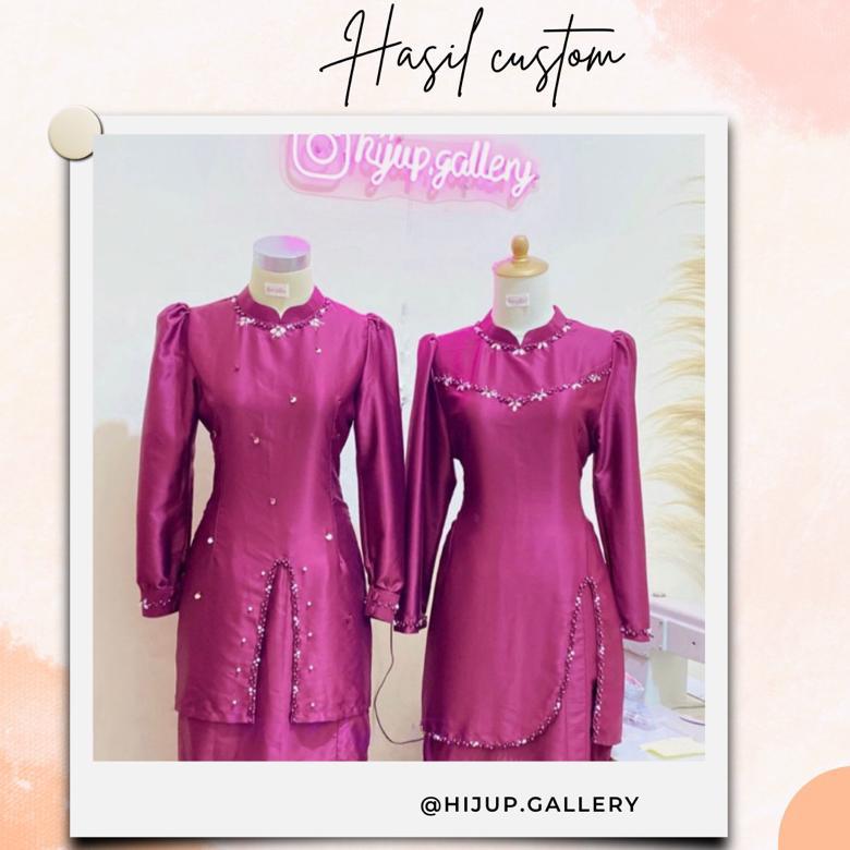 JASA JAHIT DRESS BRIDESMAIDS // BAJU KURUNG MALAY // WISUDA // SERAGAM LEBARAN