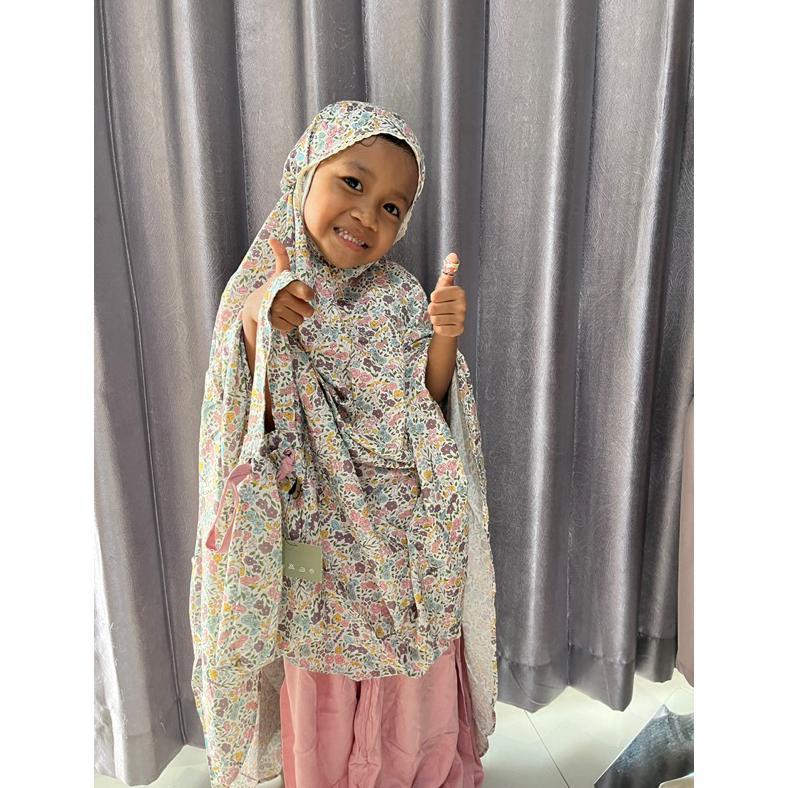 Mukena Anak tanggung // Mukena Kids Rayon Motif