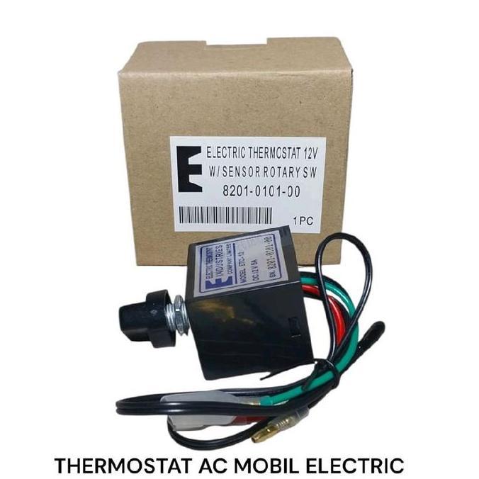 Thermostat Electric Digital Termostat Ac Mobil Universal 12V Model Elektrik Berkualitas Kualitas Ter