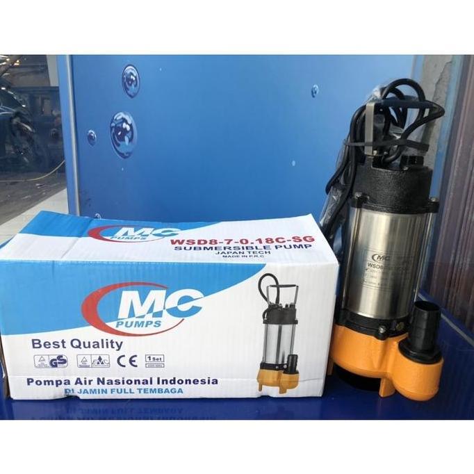 Nasional Mc Pump Wsd 8 - 7 - 0.18 Pompa Celup Best Seller
