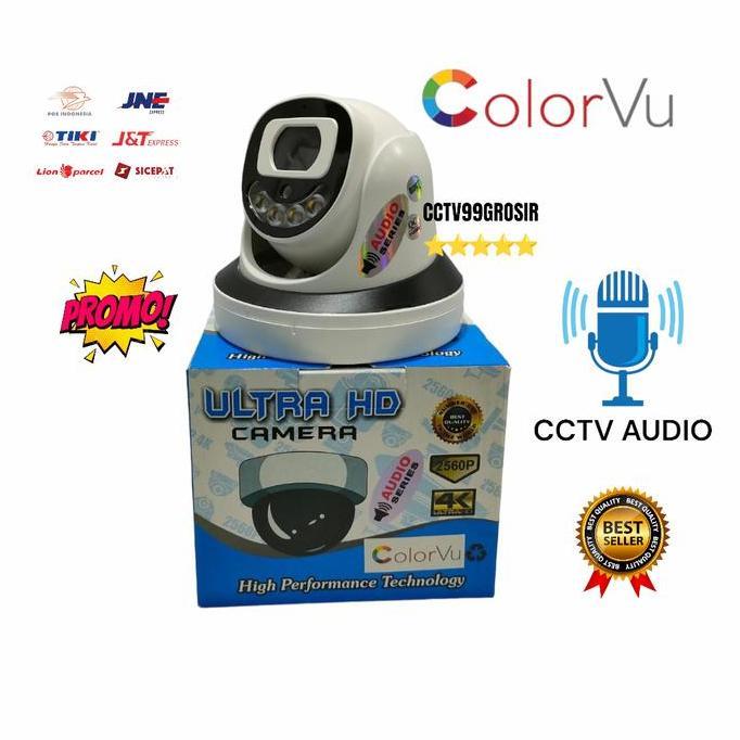 Kamera Cctv Indoor Colorvu Built In Mic Lens 8Mp Full Color ( Audio )