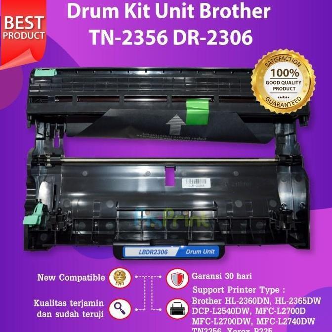 Drum Unit DR 2306 TN 2356 DCP-L2540dw 2540dw L2540 2540 TN2356