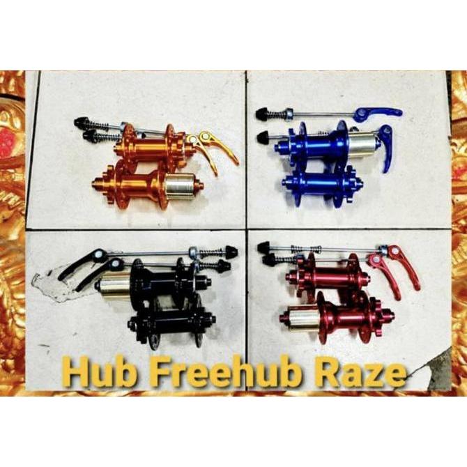 HUB FREEHUB RAZE 32 HOLE 6 BEARING JANGKRIK MTB ROADBIKE SEPEDA LIPAT