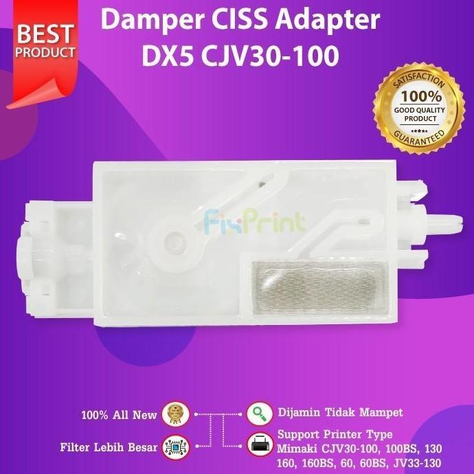 CISS Damper Adapter DTF DTG DX5 Printer Mimaki Dumper CJV30-100BS CJV30-130 CJV30-130BS CJV30-160 CJ