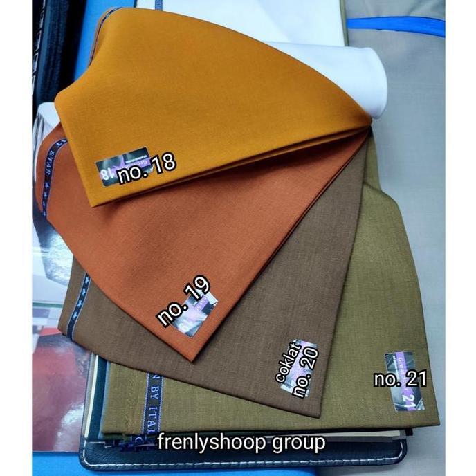 Kain Bahan celana pria formal semi wool  / Bahan Celana semi wool (hrg PerCelana)