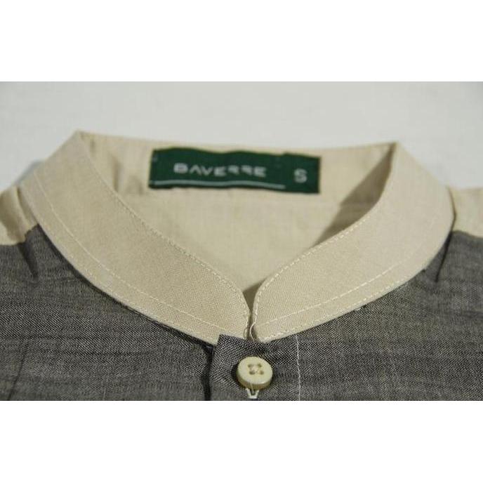 Baju Koko Pria Baverre Lengan Pendek Motif Bordir 13 Baju Muslim Pria Terlaris