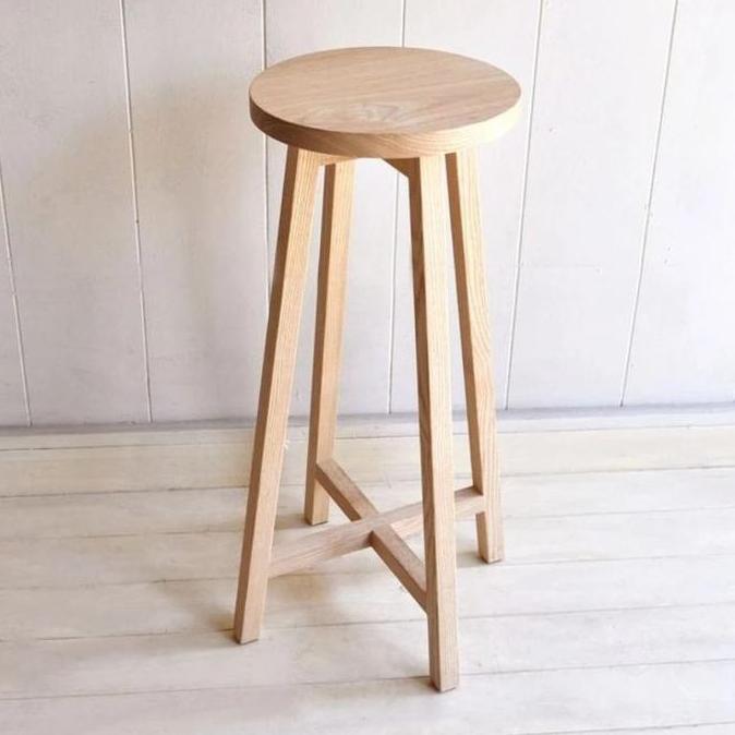 Terlaris Kursi Bulat / Kursi Cafe / Kursi Bar Tinggi 50Cm Tinggi 60Cm Tinggi 70Cm