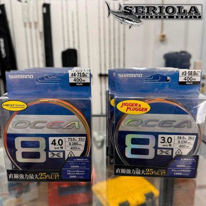 PE SHIMANO OCEA X8 MULTICOLOR 400M