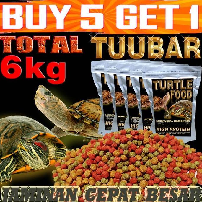 TURTLES FOOD PELET MAKANAN PAKAN KURA-KURA AIR BRAZIL AMBON RES CST