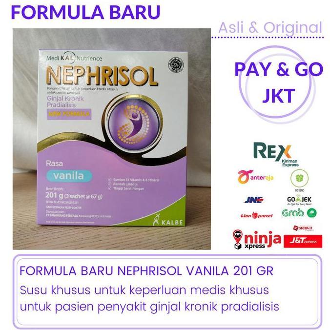 Susu Ginjal Nephrisol 201 Gr-Pasien Ginjal Kronik Pradialisis-Vanilla