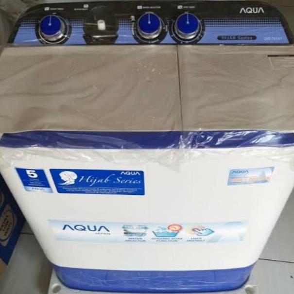 Terlaris Mesin Cuci Manual Aqua Sanyo 7Kg Qw-781Xt