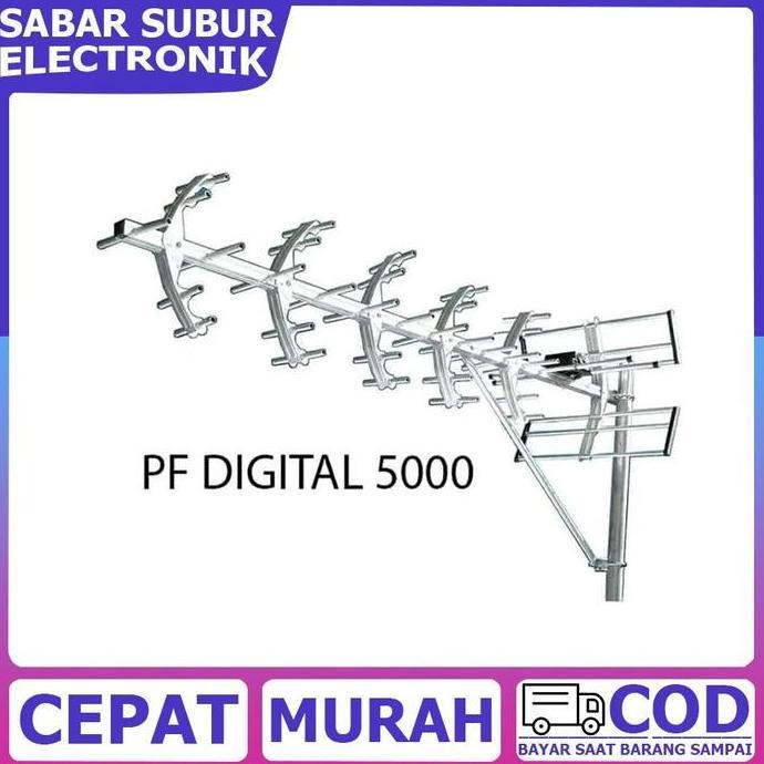 BEBAS ONGKIR - ANTENA TV DIGITAL OUTDOOR PF DIGITAL 5000/ PF ANTENNA YAGI PF5000