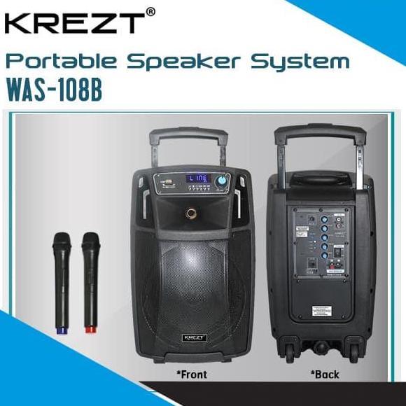 KREZT WAS-108B - PORTABLE SOUND SYSTEM