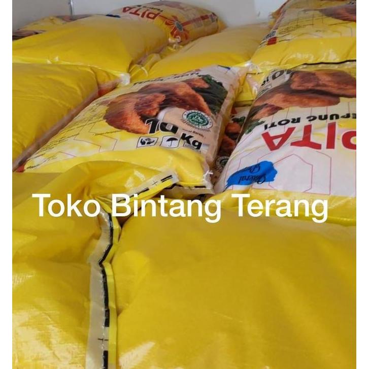 Grosir Tepung Panir / Roti Merk Pita Kuning 1 Bal Ball Sak 10 Kg Panko Kriukz