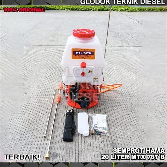 Mesin Sprayer Semprot Hama Gendong 20 Liter MTX-767B Knapsack Portable Sprayer 20 L MTX 767 B Origin