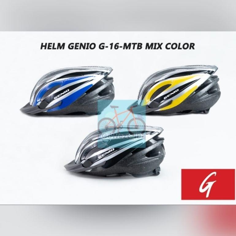 Helm Sepeda Dewasa Genio G-16 Bicycle Helmet Lipat MTB Roadbike Gunung | High Quality