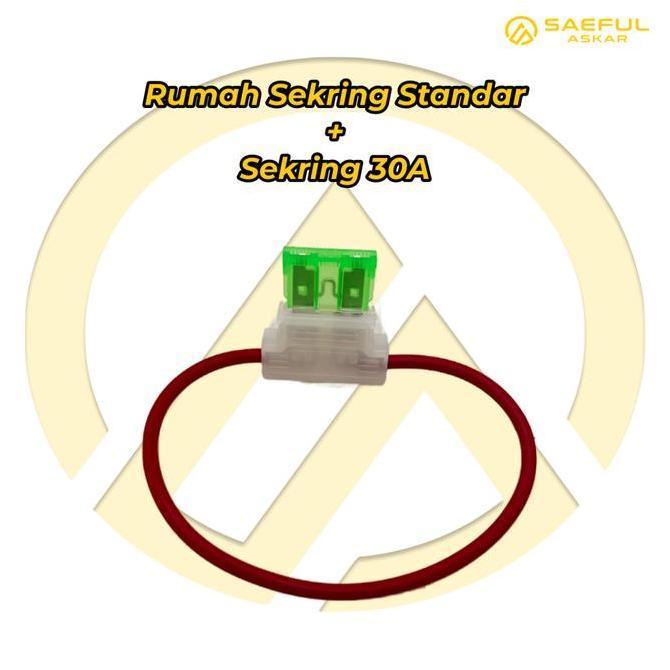 Box Sekring Sikring Fuse 30A dengan Kabel Sepeda Listrik