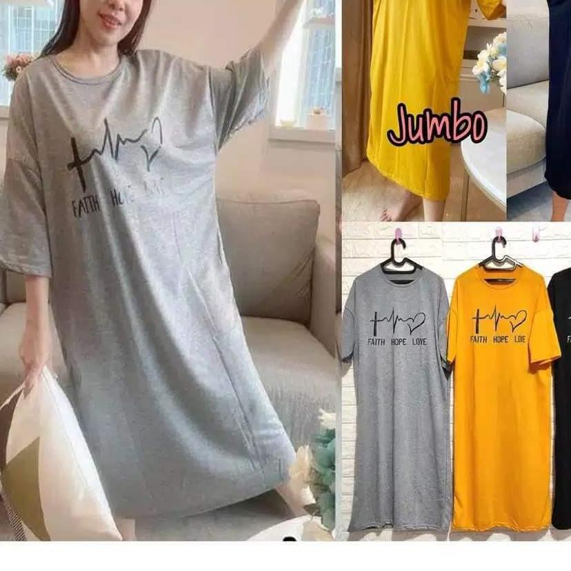 LONGDRESS JUMBO FAITH HOPE LOVE FAITH HOPE DRESS
