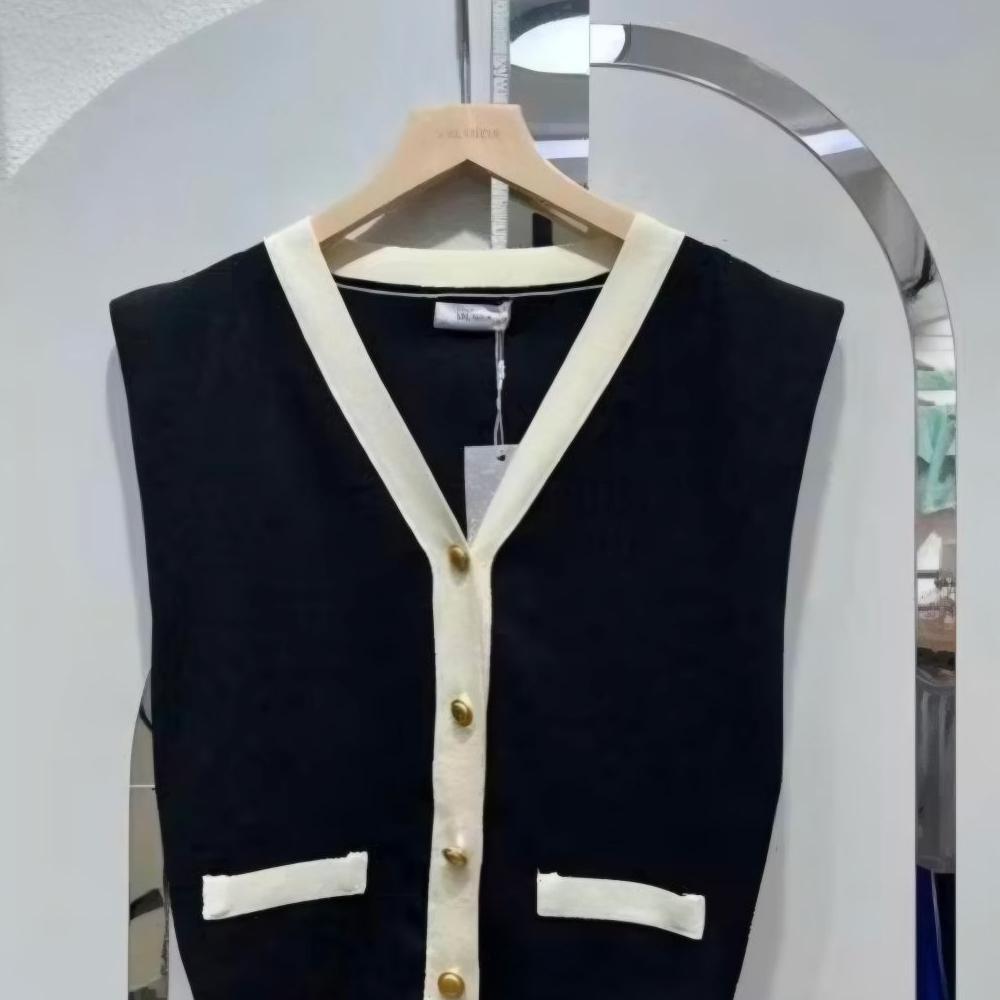 VEST Top Blouse Atasan Rajut Rompi Tanpa Lengan Wanita Oversize Sweater Baju Atasan Rajut Rompi Full