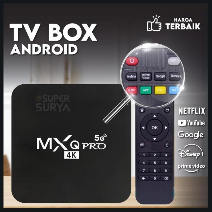 TV Digital Android Box Wifi 5G 4GB/32GB 4K Receiver Murah
