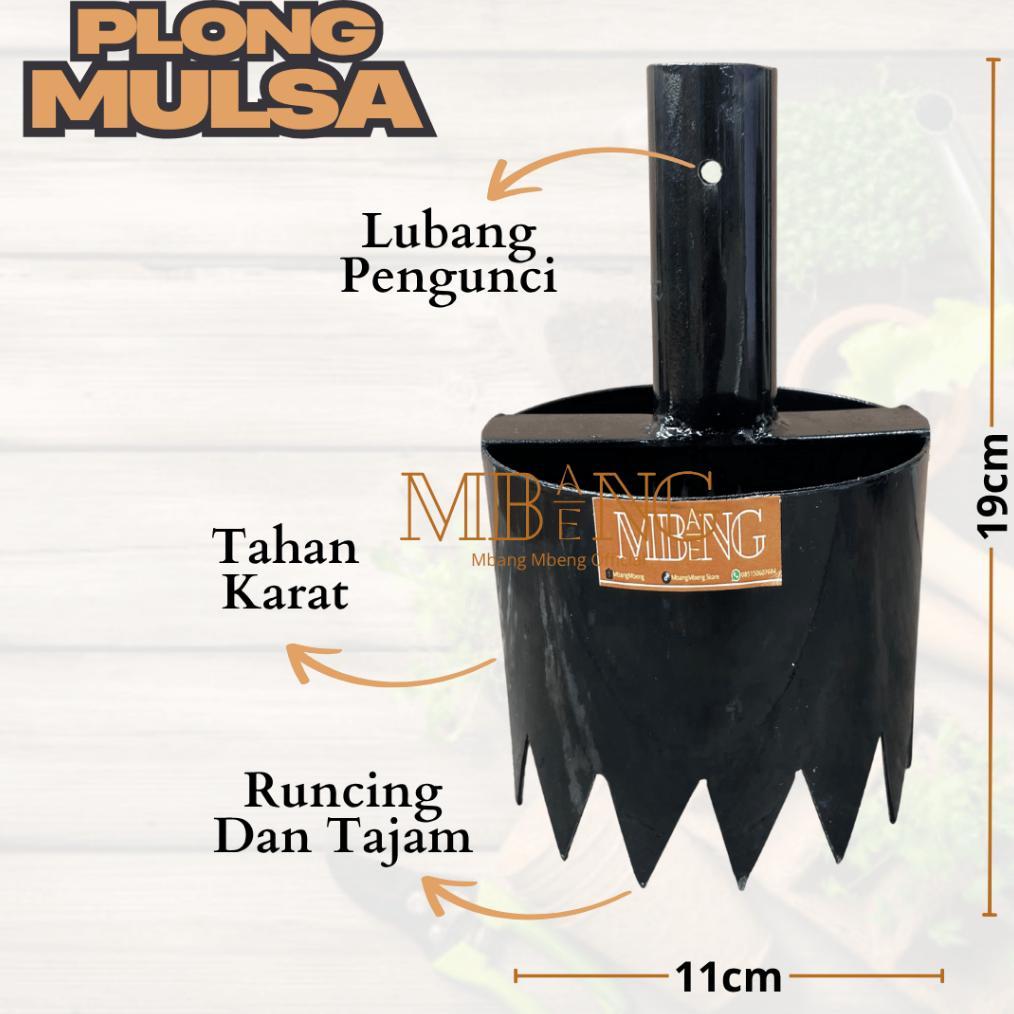 Plong Mulsa Diameter 11Cm / Alat Pelubang Plastik Mulsa Tanpa Gagang / Pelubang Mulsa