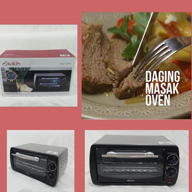 Oven Tungku Listrik KBO-90M KIRIN/Electric Oven+Pengatur Otomatis 9Ltr