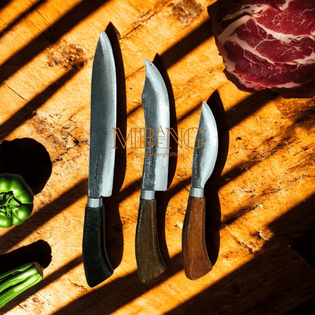 Mbang-Mbeng Pisau Seset Daging Per Asli Tebal 4Mm / Pisau Daging / Pisau Seset Kulit