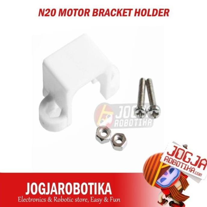 Bracket motor DC Gearbox N20 Holder + Mur Baut