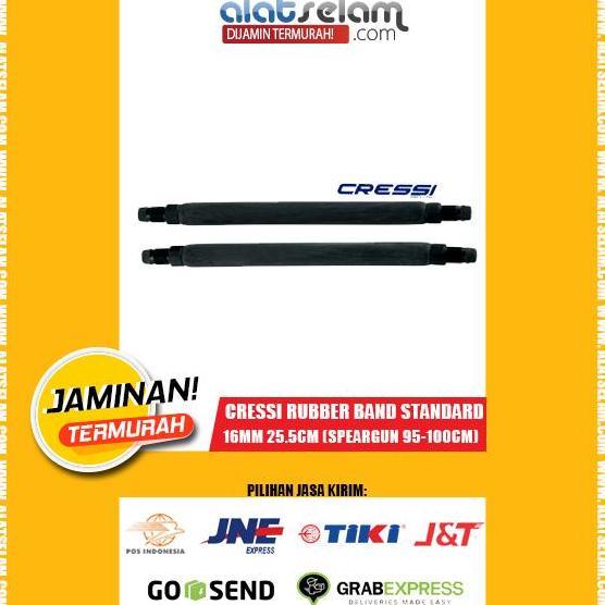 Promo Cressi Rubber Band Standard 16mm 25.5cm (Speargun 95-100cm) FA400006 Diskon
