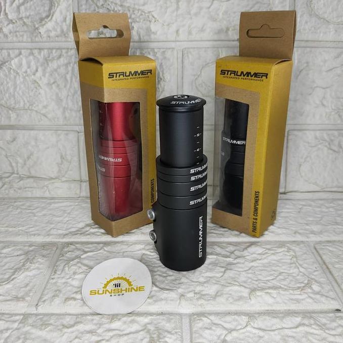 Promo Adaptor Stem Tambah Tinggi Stang Handlebar Strummer Untuk Sepeda Mtb Federal Fork Oversize 28.