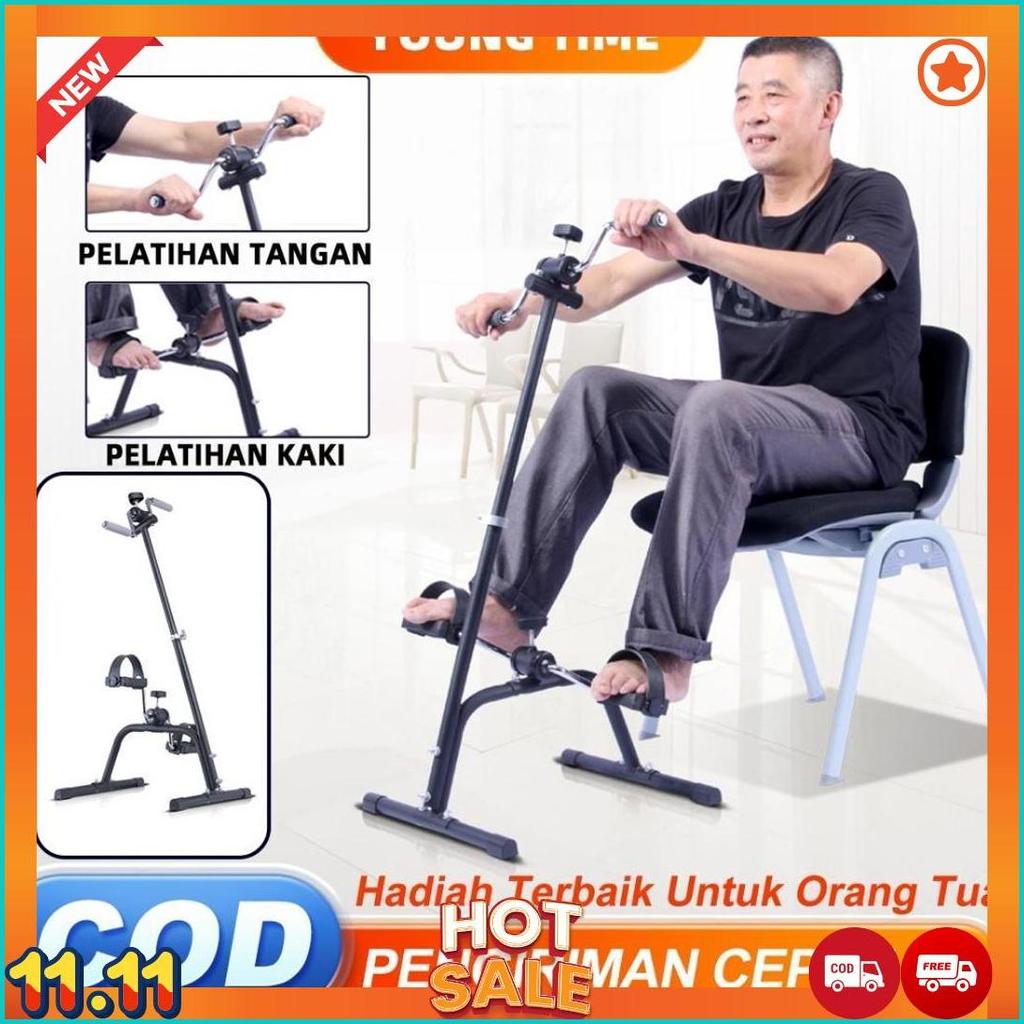 Sepeda Statis-Olahraga Gym Fitness / Terapi Kaki Dan Tangan Penderita Stroke Peralatan Olah Raga/Per