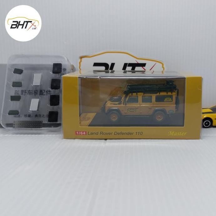 Master Land Rover Defender 110 Camel Trophy Dirty Version With Roof Rack