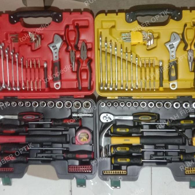 Promo MECHANIC TOOLKIT SET KRISBOW/Toolkit mekanik set 78 pcs merk krisbow Diskon
