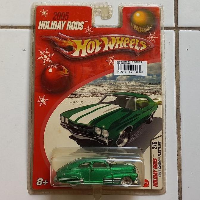 hot wheels 47 chevy fleetline 1947 2005 holiday rods (s)
