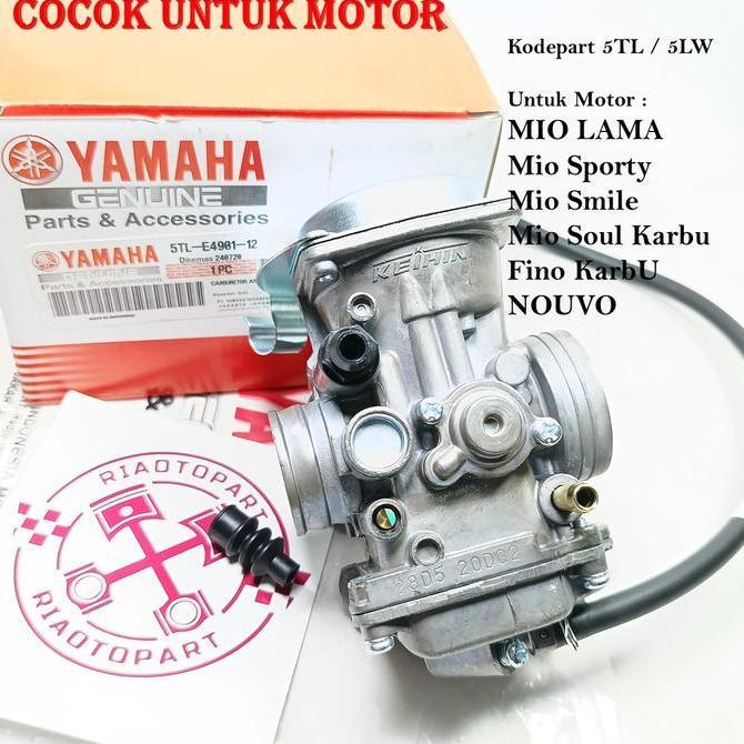 KARBURATOR MIO LAMA MIO SOUL / MIO SMILE /MIO SPORTY / FINO KARBU /NOUVO KEIHIN/ MIKUNI KOMPLIT KUAL