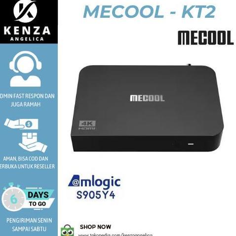 MECOOL KT2 - 4K ANDROID TV DVB HYBRID SET TOP BOX - STB ANDROID DVB-T2 ORIGINAL DAN TERPERCAYA
