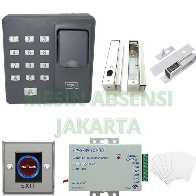 Jimali.Fabilo - Zkteco X6 Paket Akses Door Fingerprint Access Control Set