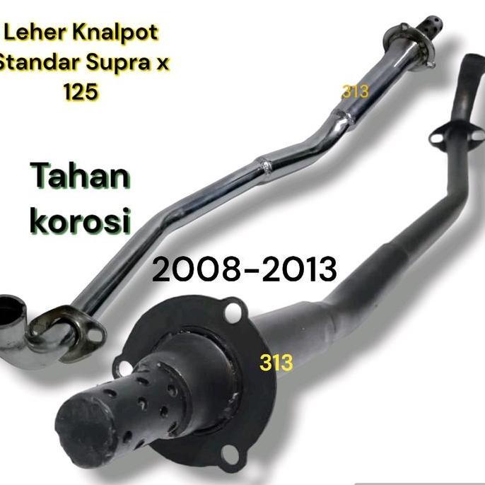 LEHER KNALPOT STANDAR SUPRA X 125 2008-2013 LEHER KNALPOT STANDAR TAHAN KOROSI MOTOR ORIGINAL DAN TE