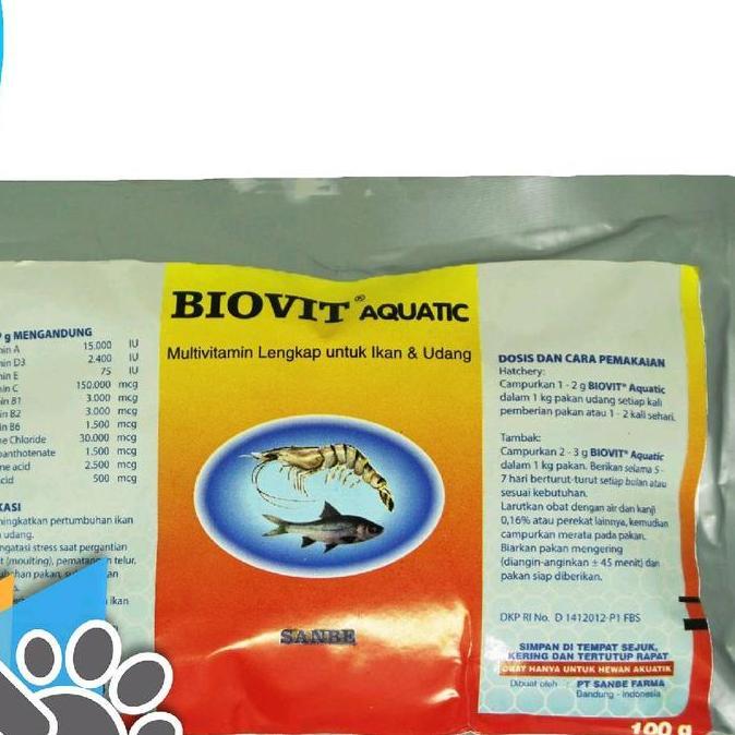 nuifarm - biovit aquatic multivitamin ikan dosis tinggi