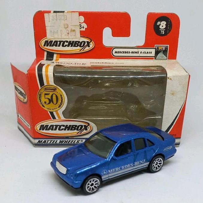 MATCHBOX MERCEDES-BENZ E-CLASS BIRU LOOSE DIECAST (S)