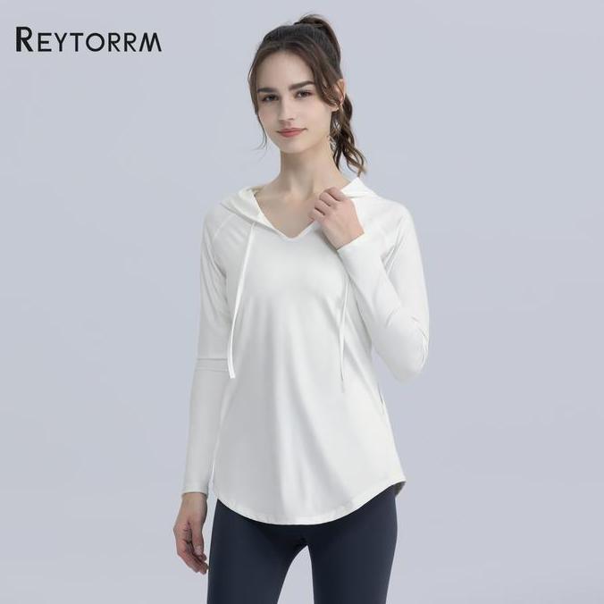 NEW REYTORRM HOODIE OLAHRAGA WANITA LENGAN PANJANG YOGA &SPORT KEMEJA POLO ORI