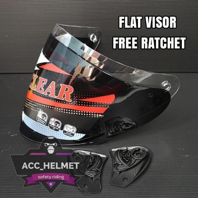 Visor Flat Helm INK METRO 2 / Kaca Helm INK METRO 2 Model Venom Keren